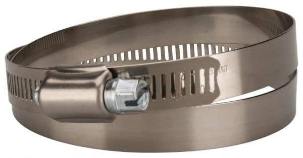 Value Collection - SAE Size 104, 5 to 7" Diam, Stainless Steel/Carbon Steel Worm Drive Clamp - 1/2" Wide, Material Grade 201 - All Tool & Supply