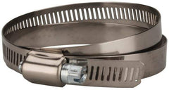 Value Collection - SAE Size 96, 4-1/2 to 6-1/2" Diam, Stainless Steel/Carbon Steel Worm Drive Clamp - 1/2" Wide, Material Grade 201 - All Tool & Supply