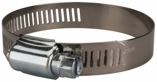 Value Collection - SAE Size 36, 1-3/4 to 2-3/4" Diam, Stainless Steel/Carbon Steel Worm Drive Clamp - 1/2" Wide, Material Grade 201 - All Tool & Supply