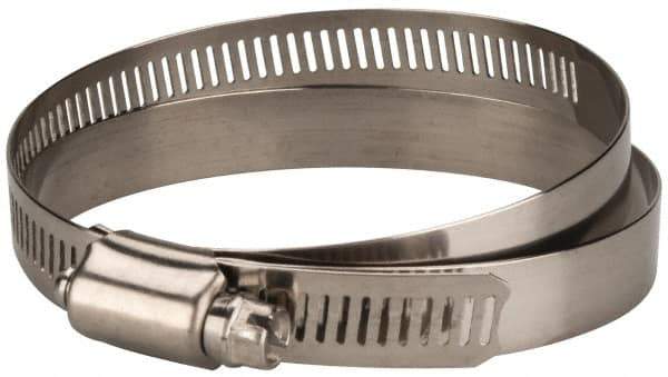 Value Collection - SAE Size 104, 5 to 7" Diam, Stainless Steel Worm Drive Clamp - 1/2" Wide, Material Grade 201 - All Tool & Supply