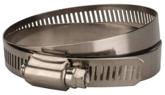 Value Collection - SAE Size 88, 4 to 6" Diam, Stainless Steel/Carbon Steel Worm Drive Clamp - 1/2" Wide, Material Grade 201 - All Tool & Supply