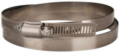 Value Collection - SAE Size 212, 11-3/4 to 13-3/4" Diam, Stainless Steel Worm Drive Clamp - 1/2" Wide, Material Grade 201 - All Tool & Supply