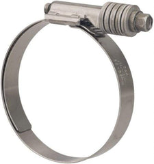 Value Collection - 2-1/4 to 3-1/8" Hose, 5/8" Wide x 0.7" Thick, Constant Torque Clamp - 2-1/4 to 3-1/8" Diam, Grade 301 & 410 Stainless Steel Screw - All Tool & Supply