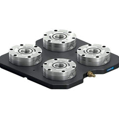 Schunk - NSL Manual CNC Quick Change Clamping Module - 4 Module Center, Top Mount, 7,500 kN Retention Force, 6 bar (87 Lb/Sq In) Unlocking Pressure, 0.005mm Repeatability - All Tool & Supply