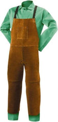 Steiner - 24 x 48" General Purpose Split Leg Apron - Leather, Brown, Strap Closure - All Tool & Supply