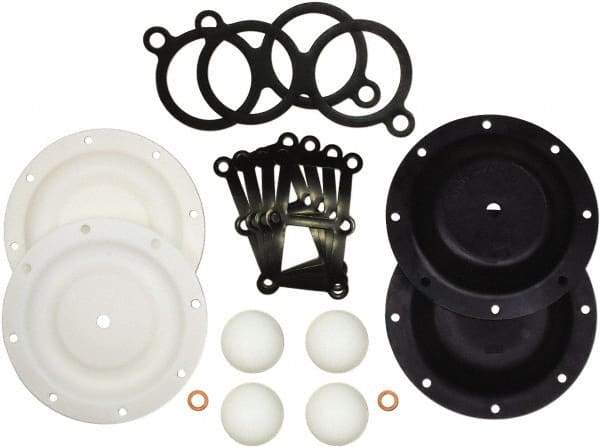 SandPIPER - 1/4" Pump, PTFE Fluid Section Repair Kit - For Use with Diaphragm Pumps - All Tool & Supply