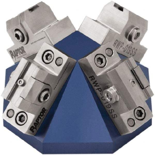 Raptor Workholding - 3/8" Jaw Width, 2.69" High Dovetail Vise - For Use with 4 & 5 Axis Workholding Systems - All Tool & Supply