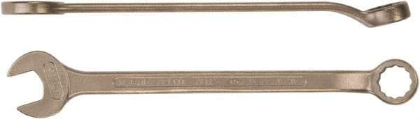 Ampco - 18mm 12 Point Combination Wrench - 9-5/8" OAL, Aluminum Bronze, Plain Finish - All Tool & Supply