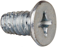 Value Collection - 1/4-20 UNC 1/2" Overall Length #3 Phillips Thread Cutting Screw - All Tool & Supply