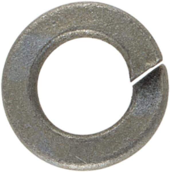 Value Collection - M2.6, 2.6mm ID, 5.1mm OD, 0.6mm Thick Split Lock Washer - Grade 8 Spring Steel, Zinc-Plated Finish, 2.6mm Min ID, 2.9mm Max ID - All Tool & Supply