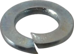 Value Collection - M4, 4.1mm ID, 7.6mm OD, 0.9mm Thick Split Lock Washer - Grade 8 Spring Steel, Zinc-Plated Finish, 4.1mm Min ID, 4.4mm Max ID - All Tool & Supply