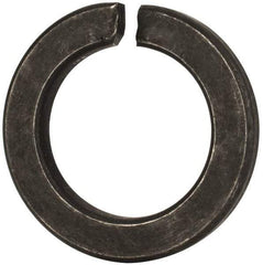 Value Collection - M30, 30.5mm ID, 48.2mm OD, 6mm Thick Split Lock Washer - Grade 8 Spring Steel, Uncoated, 30.5mm Min ID, 31.7mm Max ID - All Tool & Supply