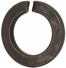 Value Collection - M33, 33.5mm ID, 55.2mm OD, 6mm Thick Split Lock Washer - Grade 8 Spring Steel, Uncoated, 33.5mm Min ID, 34.7mm Max ID, 55.2mm Min OD, 53.2mm Max OD - All Tool & Supply