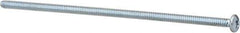 Value Collection - #6-32 UNC, 4" Length Under Head Phillips Drive Machine Screw - Pan Head, Grade J82 Steel, Zinc-Plated Finish, Without Washer - All Tool & Supply