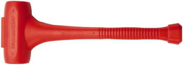 Paramount - 5 Lb Head, 20" Long Sledge Hammer - Polyurethane Head, 2-49/64" Face Diam, 7-3/32" Long Head, Fiberglass Handle with Grip - All Tool & Supply