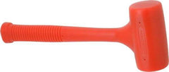 Paramount - 21 oz Head 2-11/64" Face Diam Polyurethane Standard Dead Blow Hammer - 13.5781" OAL, Polyurethane Handle - All Tool & Supply