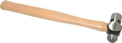 Paramount - 1/2 Lb Head Ball Pein Hammer - Wood Handle, 11-3/4" OAL - All Tool & Supply