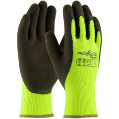 ‎41-1405/XL Insulated Seamless Knit - PowerGrab Thermo - HV Lime Acrylic Terry Shell - Latex MicroFinish Grip