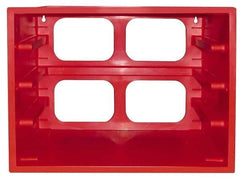 Made in USA - 4 Compartment, Small Parts Rack For Large Compartment Boxes - 8-7/8" Deep x 13-5/8" Wide x 10-7/8" High - All Tool & Supply