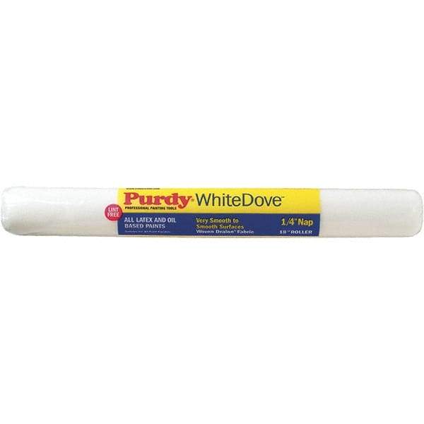 Purdy - 1/4" Nap, 18" Wide Paint General Purpose Roller Cover - Smooth Texture, Dralon - All Tool & Supply