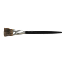 1/2″ Flat Marking Brush, Ox Hair, 1″ Trim Length, Round Handle - All Tool & Supply