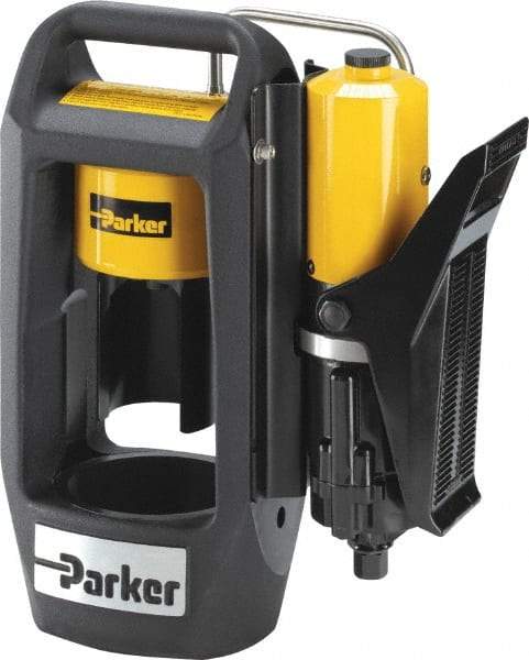 Parker - 3/4" Max Cut Diam, 30 Ton Portable Hose Crimper - 30 sec Cycle, 12" Wide x 15" High x 6" Deep - All Tool & Supply