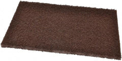 Brite Star - Coarse Grade, Aluminum Oxide Hand Pad - Tan, 6" Wide x 9" Long, Nonwoven - All Tool & Supply