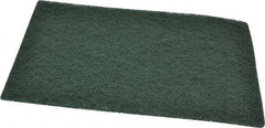 Brite Star - Very Fine Grade, Hand Pad - Green, 6" Wide x 9" Long, Nonwoven - All Tool & Supply