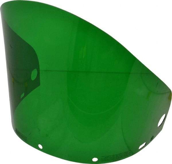 North - Scratch Resistant Green Propionate Welding Window - 9-3/4" High x 19" Wide x 0.06" Thick, Shade 3 - All Tool & Supply