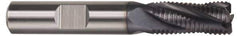 Hertel - 3/4" Diam, Fine Pitch, 4" LOC, 4 Flute Cobalt Roughing Square End Mill - TiCN Finish, 6-1/4" OAL, 3/4" Shank Diam, Single End, 30° Helix - All Tool & Supply