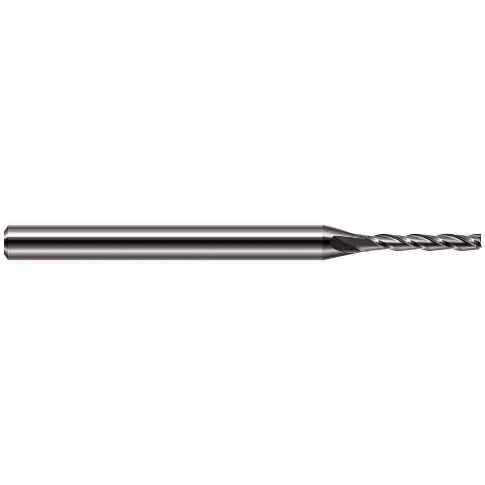 Harvey Tool - 3mm, 5/8" LOC, 1/8" Shank Diam, 2-1/2" OAL, 4 Flute, Solid Carbide Square End Mill - Exact Industrial Supply