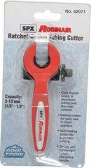 OTC - 1/8" to 1/2" Pipe Capacity, Ratcheting Tube Cutter - Cuts Copper, Aluminum, Stainless Steel, Plastic - All Tool & Supply