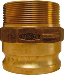 Dixon Valve & Coupling - 3" Brass Cam & Groove Suction & Discharge Hose Male Adapter Male NPT Thread - Part F, 3" Thread, 125 Max psi - All Tool & Supply