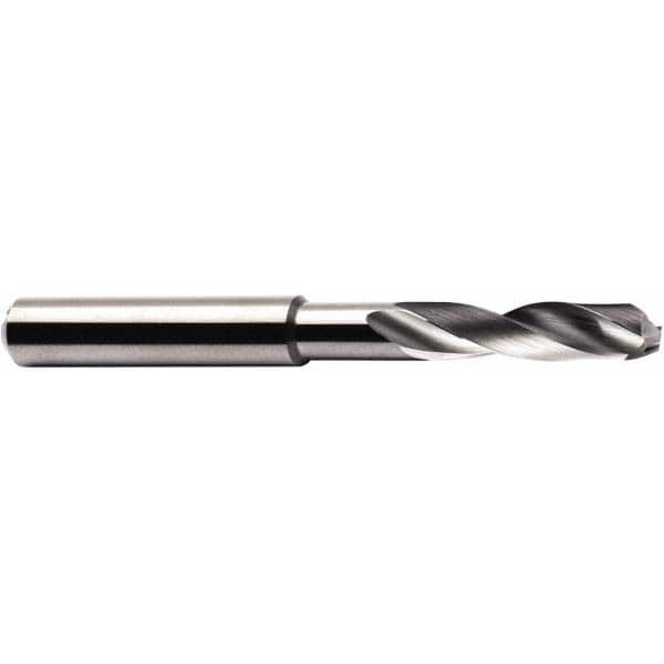 Seco - 9.3mm 140° Spiral Flute Solid Carbide Screw Machine Drill Bit - All Tool & Supply