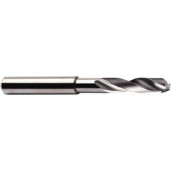 Seco - 3/8" 140° Spiral Flute Solid Carbide Screw Machine Drill Bit - All Tool & Supply