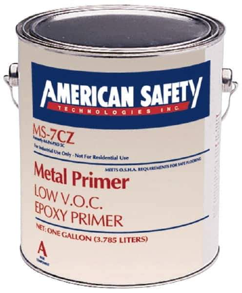 American Safety Technology - 1 Gal Gray Metal Primer - 270 Sq Ft/Gal, 250 gL Content, Direct to Metal, Quick Drying - All Tool & Supply