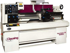 Clausing - 13" Swing, 40" Between Centers, 230/460 Volt, Triple Phase Engine Lathe - 3MT Taper, 3 hp, 40 to 2,500 RPM, 1-9/16" Bore Diam, 40" Deep x 57" High x 84" Long - All Tool & Supply