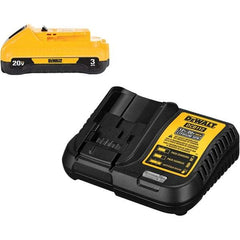 DeWALT - 20 Volt, 1 Battery Lithium-Ion Power Tool Charger - 30 min to 1 hr to Charge, 20 Volt MAX Batteries Power Source, Battery Included - All Tool & Supply