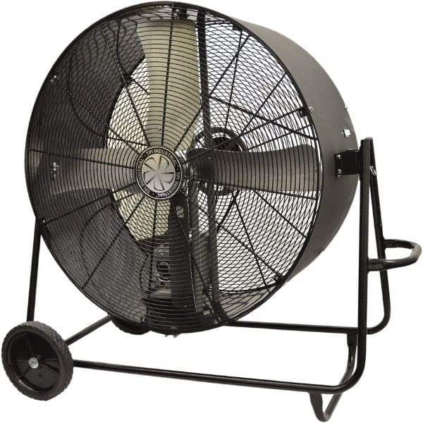 TPI - 48" Blade, Belt Drive, 1 hp, 14,400 CFM, Floor Style Blower Fan - 15 Amps, 120 Volts, 1 Speed, Single Phase - All Tool & Supply