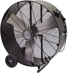 TPI - 36" Blade, Direct Drive, 1/3 hp, 6,500 & 5,400 CFM, Floor Style Blower Fan - 5.5 Amps, 120 Volts, 2 Speed, Single Phase - All Tool & Supply