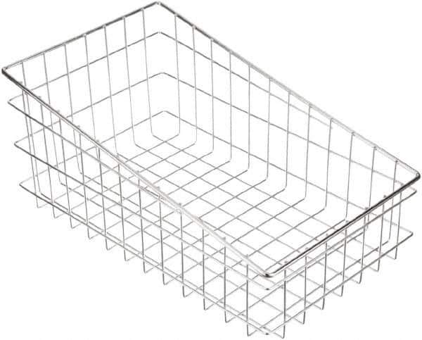 Marlin Steel Wire Products - 18-1/2" Deep, Rectangular Steel Wire Basket - 11" Wide x 8" High - All Tool & Supply