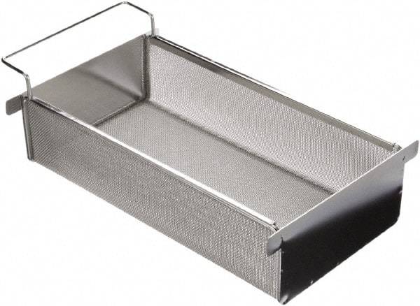 Marlin Steel Wire Products - 19.64" Deep, Rectangular Stainless Steel Mesh Basket - 8-1/4" Wide x 6" High - All Tool & Supply