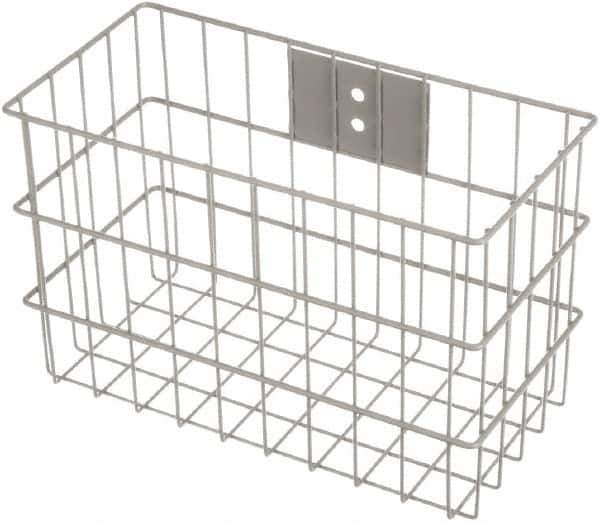 Marlin Steel Wire Products - 7" Deep, Rectangular Steel Wire Basket - 14" Wide x 9" High - All Tool & Supply