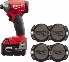 Milwaukee Tool - 18 Volt, 1/4" Drive, 450 In/Lb Torque, Cordless Impact Driver - 3000 RPM, Lithium-Ion Battery Included - All Tool & Supply