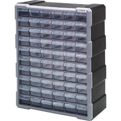 Quantum Storage - 60 Drawer, Small Parts Drawer Cabinet System - 18-3/4" Deep x 6-1/4" Wide x 15" High - All Tool & Supply