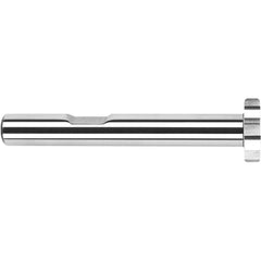 Harvey Tool - 3/4" Cut Diam, 3/16" Cut Width, 3/8" Shank, Straight-Tooth Woodruff Keyseat Cutter - Exact Industrial Supply