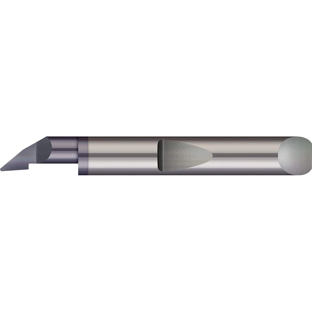 Profiling Tools; Minimum Bore Diameter (Decimal Inch): 0.1100; Maximum Bore Depth (Decimal Inch): 0.4000; Radius: 0.0050; Overall Length (Decimal Inch): 1-1/2; Shank Diameter (Inch): 3/16; Projection: Projection; Finish/Coating: AlTiN; Projection (Decimal