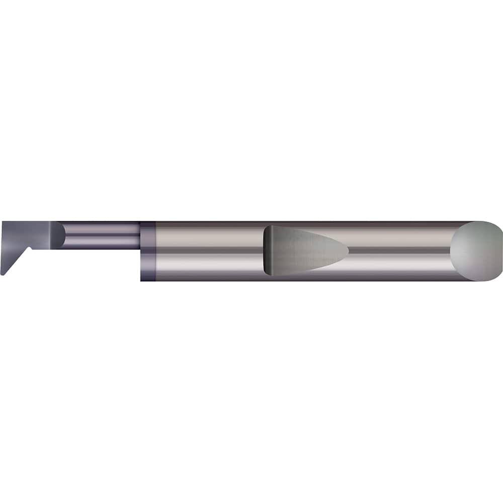 Profiling Tools; Minimum Bore Diameter (Decimal Inch): 7/32; Maximum Bore Depth (Decimal Inch): 1/2; Radius: 0.0080; Overall Length (Decimal Inch): 2; Shank Diameter (Inch): 1/4; Projection: Projection; Finish/Coating: AlTiN; Projection (Decimal Inch): 0.