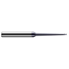 Harvey Tool - Ball End Mills; Mill Diameter (Inch): 3/16 ; Mill Diameter (Decimal Inch): 0.1870 ; Number of Flutes: 2 ; Length of Cut (Inch): 9/32 ; Length of Cut (Decimal Inch): 0.2810 ; Material: Solid Carbide - Exact Industrial Supply