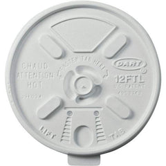 DART - Foam Lids for 10-14 oz Foam Cups - White - All Tool & Supply